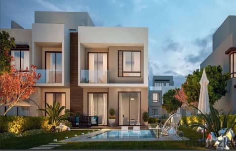 Townhouse Middle, ready to move, 240 meters, finished, in Al Burouj Compound