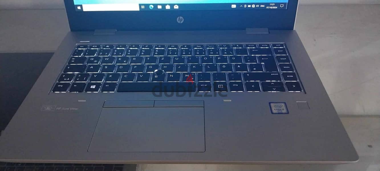 Hp 640G5 الجيل التامن i5 رام 16 فضي اللون حالة نضيفة جدا وارد اوروبا 2