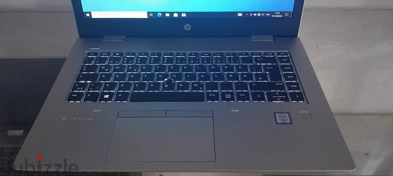 Hp 640G5 الجيل التامن i5 رام 16 فضي اللون حالة نضيفة جدا وارد اوروبا 5