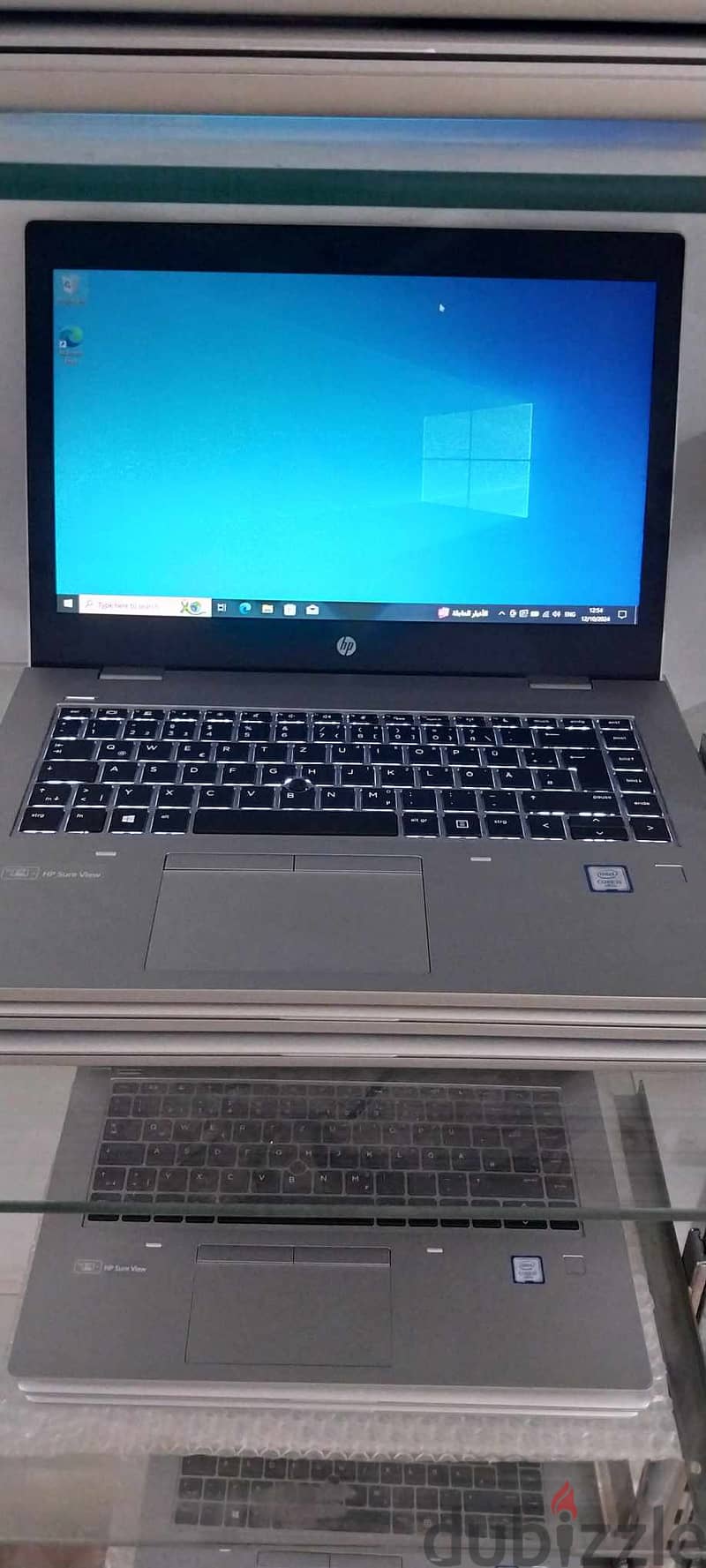 Hp 640G5 الجيل التامن i5 رام 16 فضي اللون حالة نضيفة جدا وارد اوروبا 15