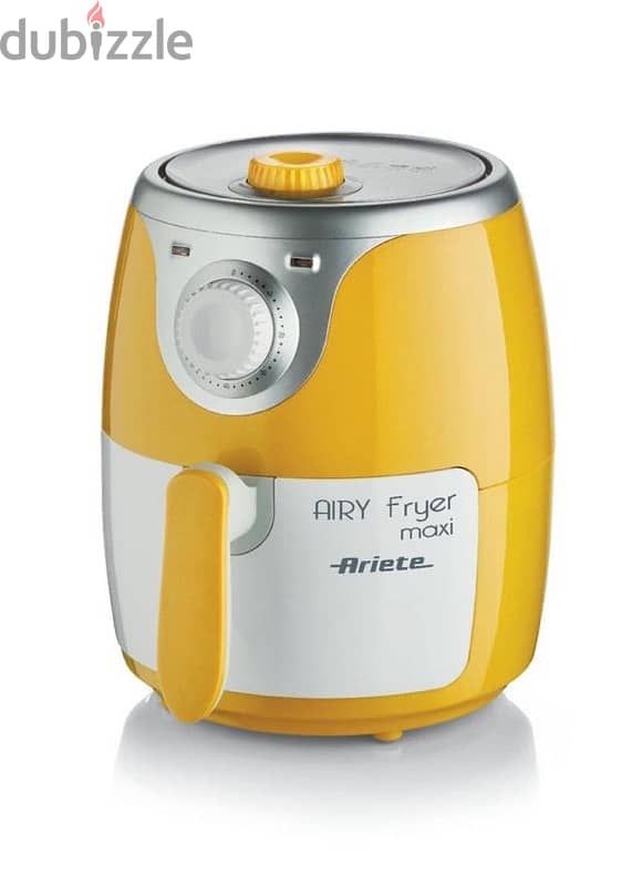 قلاية بدون زيت اريتي، 1000 وات، 2 لتر، اصفر  Air fryer  - Ariete mini 0