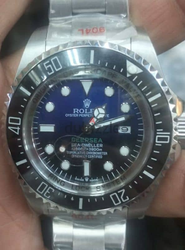 Rolex   deep sea bleu dweller mirror 0riginal whatsapp 01142249766 9