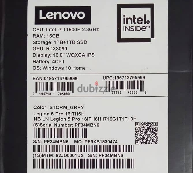 لابتوب Lenovo Legion 5 Pro 11