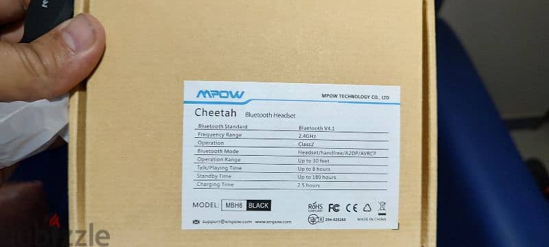 Bluetooth Headset Mpow -سماعة بلوتوث جديده 1