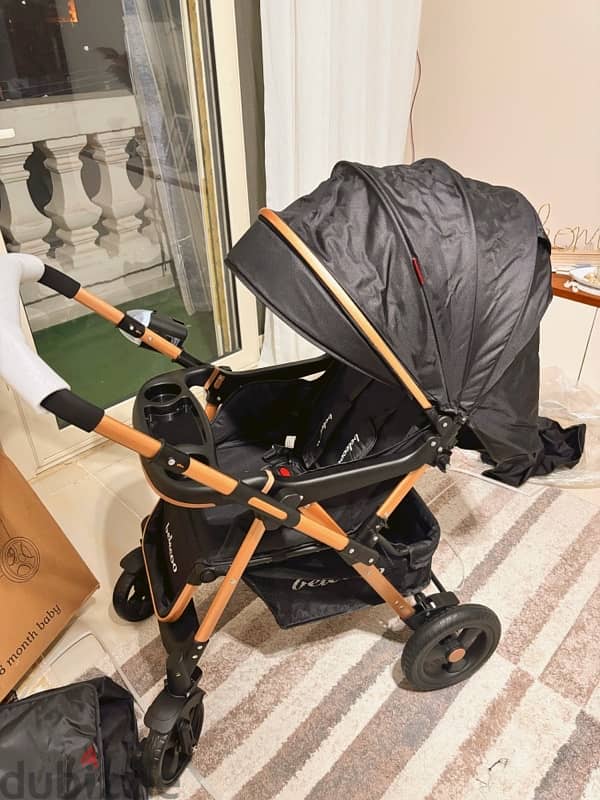 Belecco 511 stroller- Black 1