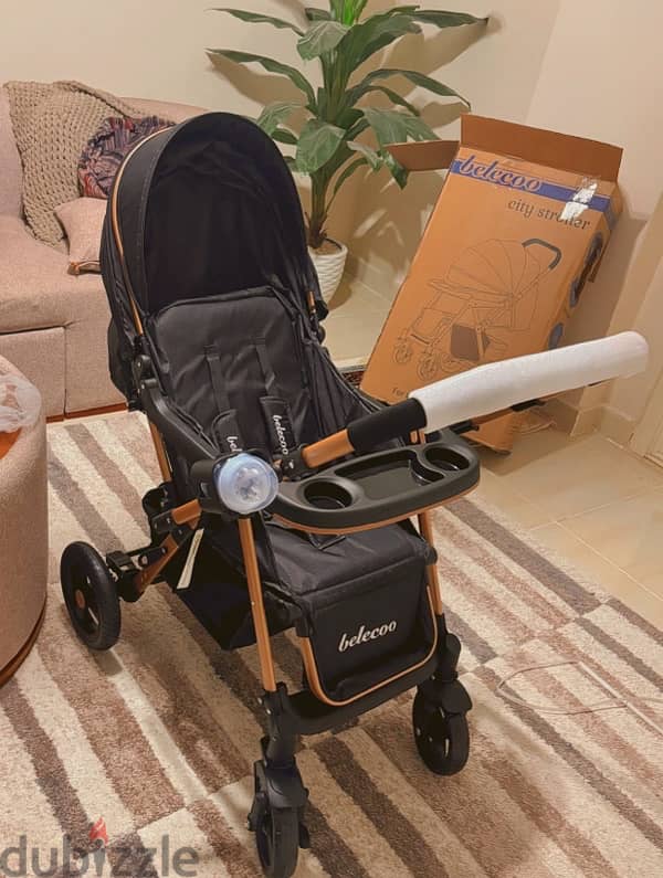 Belecco 511 stroller- Black 2