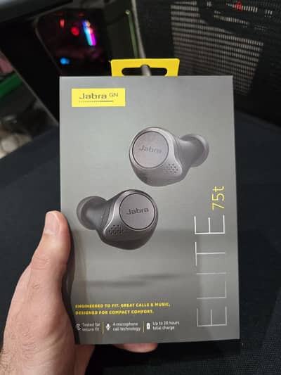 Jabra Elite 75t Titanium-Black