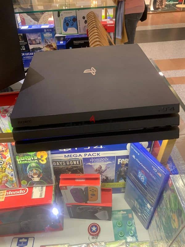 ps4 pro with 2 controllers 1