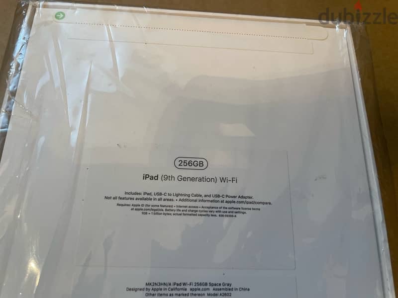 ipad 9th generation 256 wifi 1