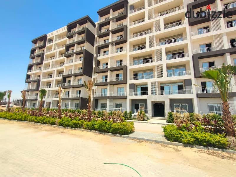 Apartment in Garden for sale in The City Compound in   the heart of the Administrative Capital  Near Al Masa Hotel minutes from Bin Zayed axis 0