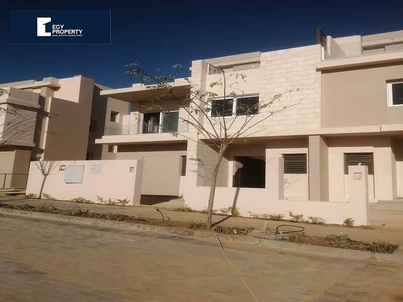 Villa Ready to move directly in front of Al Jazira Club for sale in Tawny Compound with 8 years installments 0