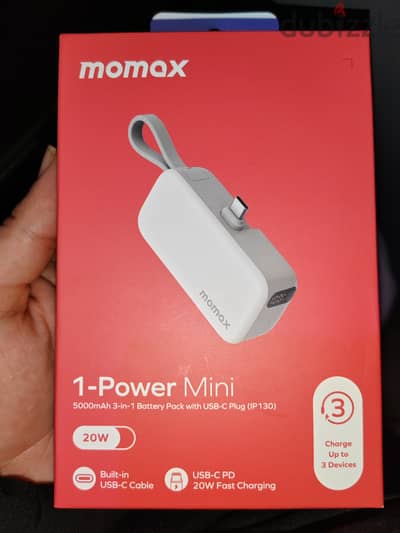 Momax powerbank mini usb 5000 MA