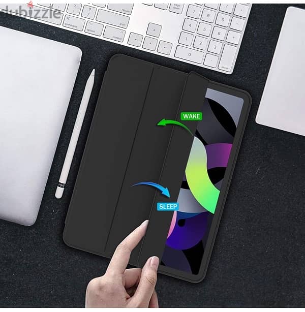 ipad air cover with applr pencil holder-جراب ايباد اير 1