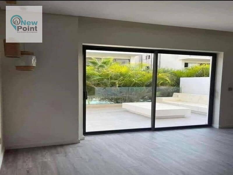 ‎Ground floor apartment with garden prime location for sale in Il Bosco City Egypt for Misr Italia installments over 12 years 0