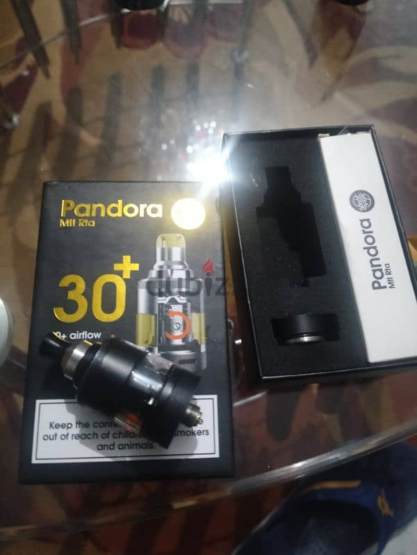 pandora Mtl tank + convert + argus mod 40 w 2