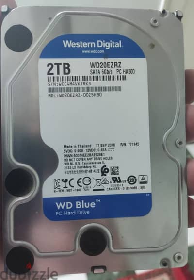 western digital 2 TB blue