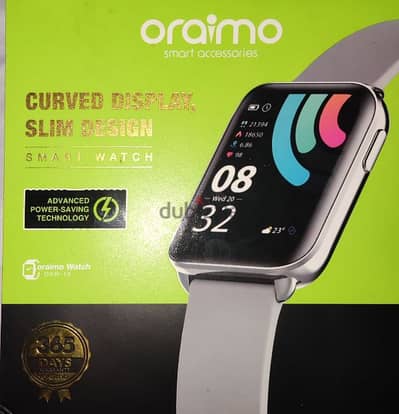 ساعة سمارت - اوريمو (ستراب فضي) Oraimo Smartwatch OSW 16