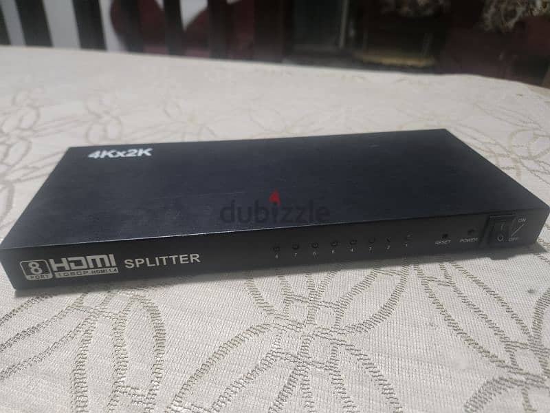 hdmi  splitter 8 port 4k x2k بحاله الجديد 3