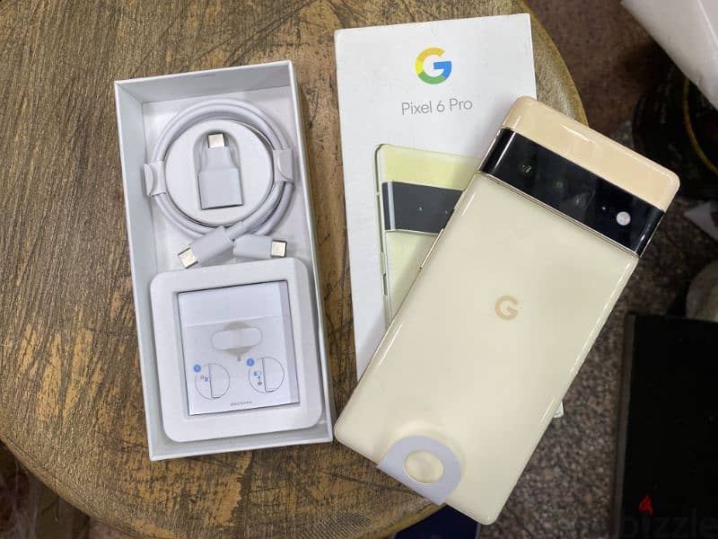 Google Pixel 6 Pro 5G 128G Yellow جديد لم يستعمل 1