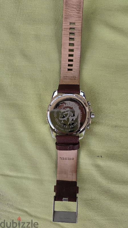 Diesel Cronograph watch leather 1