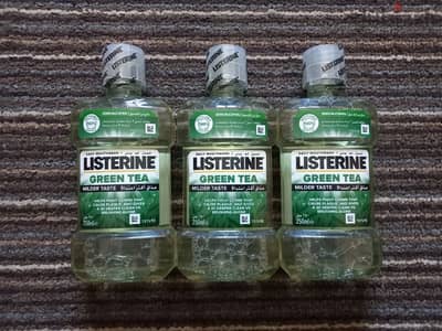 غسول فم ليسترين بالشاي الأخضر Listerine Green Tea Mouthwash