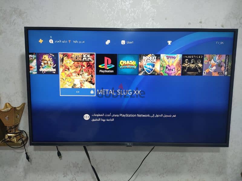 بلايستيشن 4 سلم  PS4 slim  هارد 1000 جيجا  سوفت 11 (ينفع يتهكر) 2