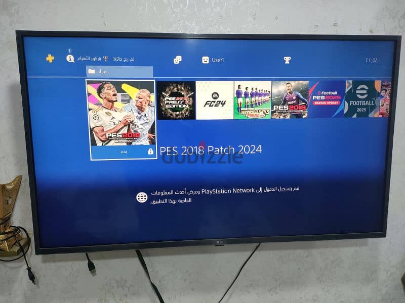 بلايستيشن 4 سلم  PS4 slim  هارد 1000 جيجا  سوفت 11 (ينفع يتهكر) 5