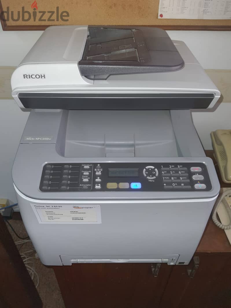 Ricoh Aficio SP C232 0