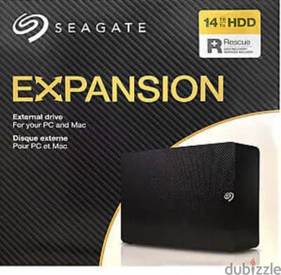 Seagate Expansion 14TB Portable USB 3.0 External Hard Drive Black