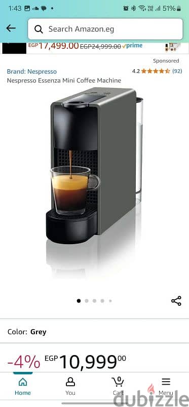 Nespresso Coffe Machine