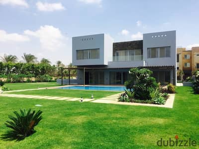 fully finished standalone 2nd row golf for sale at katameya dunes - new cairo