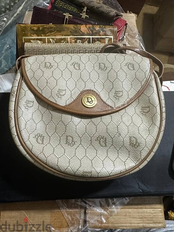 Christian Dior Handbag leather gusset 1