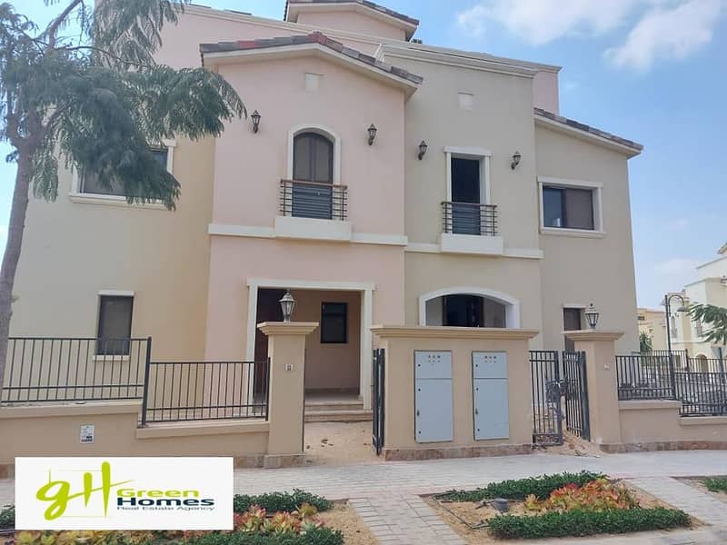 Elegant Twinhouse for Sale in Uptown Cairo – Fully Finished with Prime Views 0