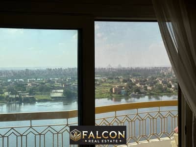 Hotel apartment for sale in Reef du Nile Towers directly on the Nile, with air conditioners and furniture