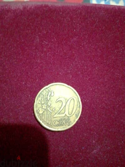 20 يورو سنت برتغالي 2002