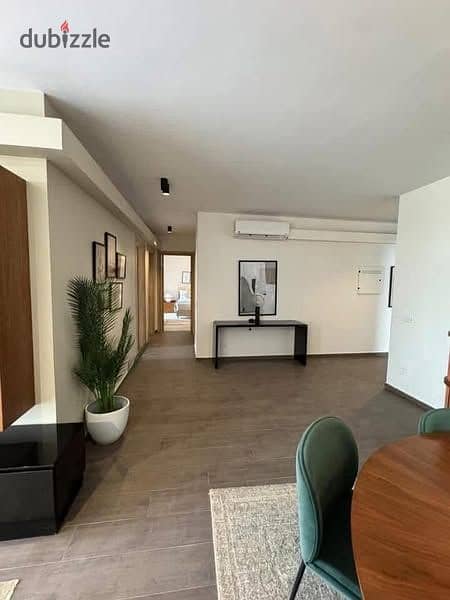 In Heliopolis, an apartment for sale, immediate receipt, super luxury finishing, with air conditioners and kitchen, next to Wadi Degla Club, in instal 0