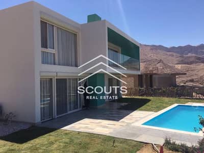 Studio 50 m, finished, in installments, 15 years old, in Ain Sokhna, Monte Galala Village