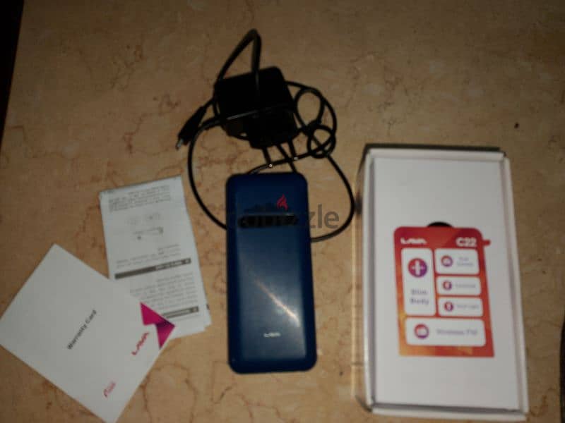 هاتف LAVA C22 أزرق 2G بشريحتين 1