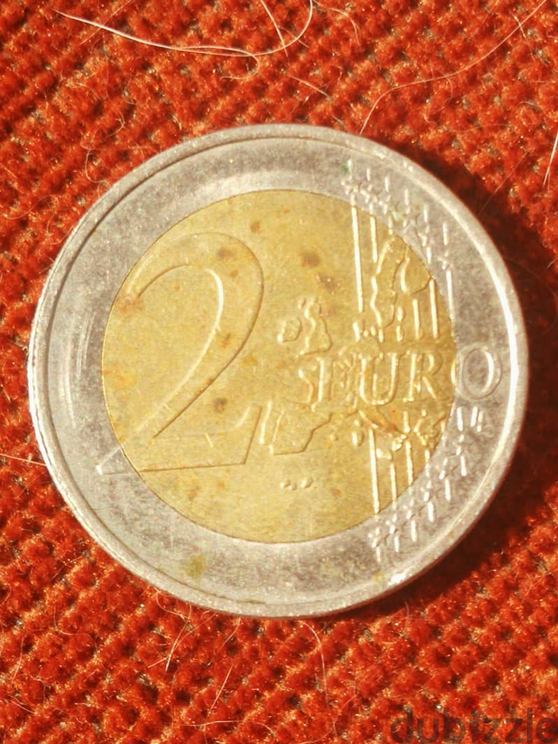 2 Euro coin 2002 Germany D, Erorr RARE 1