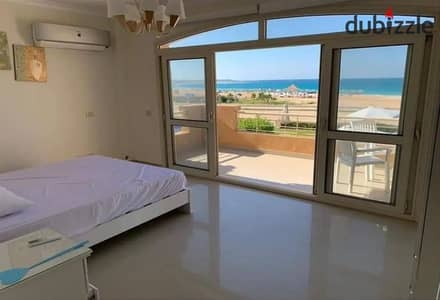 Chalet 130m Fully finished sea view and lagoon view directly in Telal El Sokhna