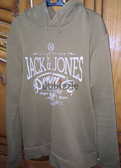 هودي jack and jones اصلي hoodie مقاس L