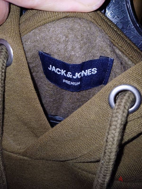 هودي jack and jones اصلي hoodie مقاس L 1