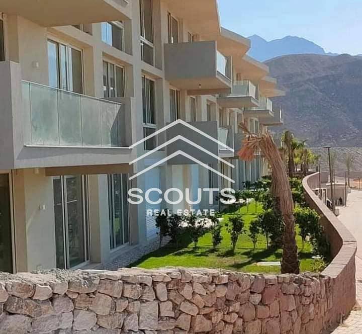 Fully finished chalet for sale in Monte Galala, Ain Sokhna || IL Monte Galala || View on the sea, a distinctive location on Suez Road, Ain Sokhna 0