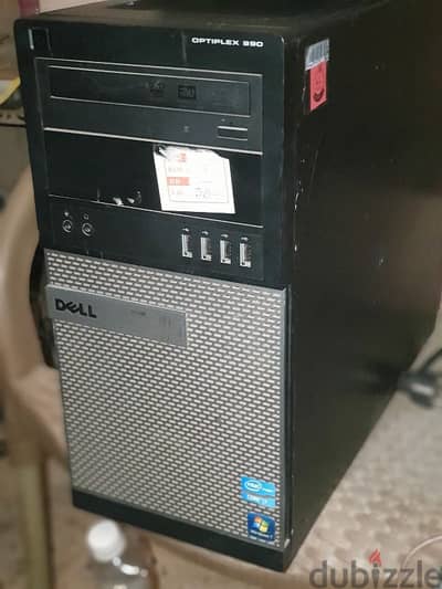 Dell Optiplex 990 كيسة بتشغل جيل ثالث وتاني بحالة ممتازة