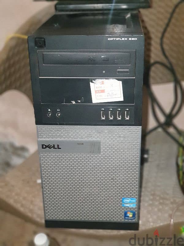 Dell Optiplex 990 كيسة بتشغل جيل ثالث وتاني بحالة ممتازة 2