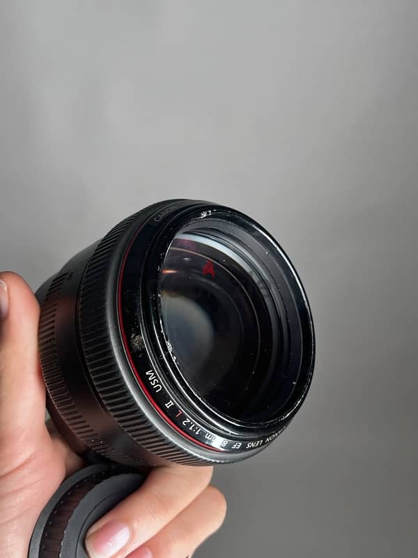 lens canon 85mm f1.2 4