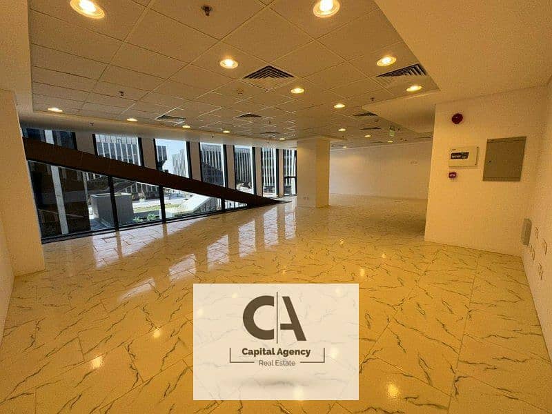 Office 142 fully finished for rent in EDNC - Sodic- New Cairo 0