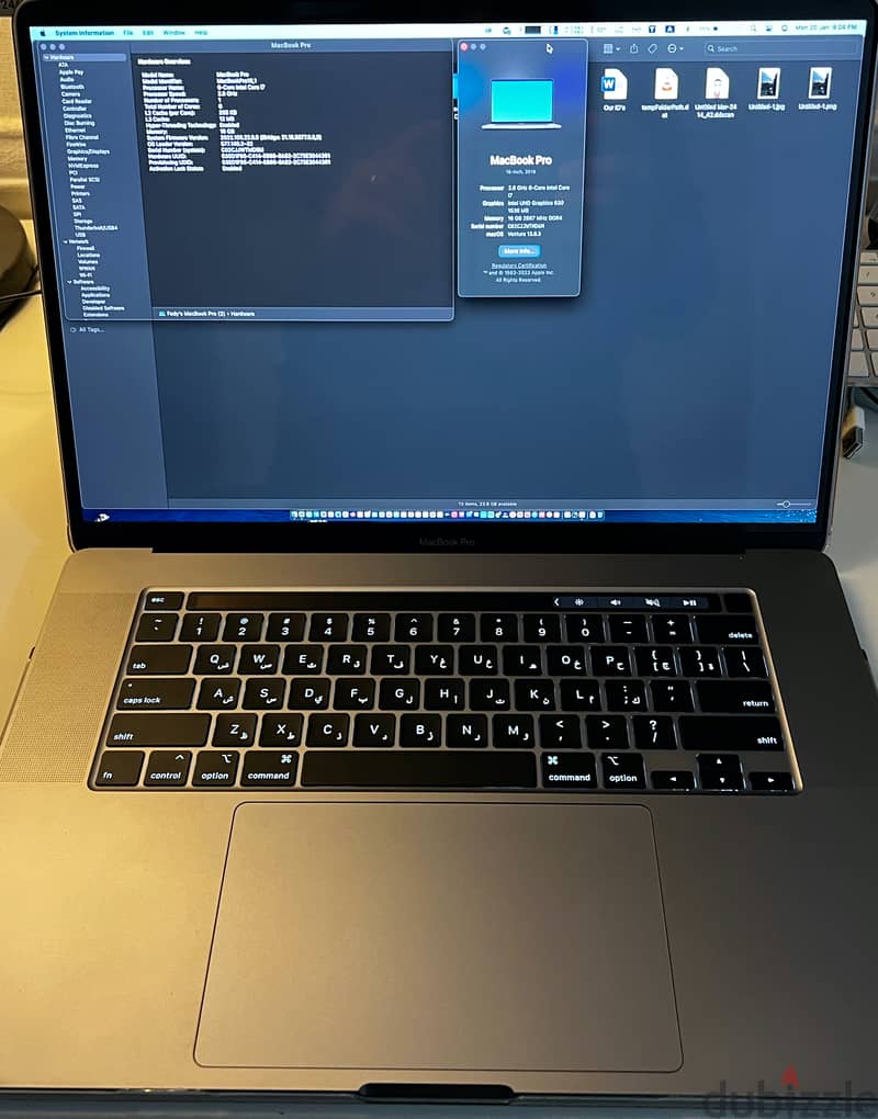 MacBook Pro 2019 16 inch - Cycle 58 0