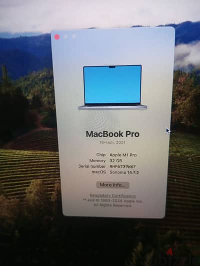 MacBook pro m1 pro 16-inch