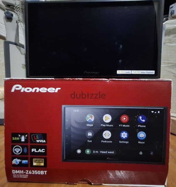 شاشة سيارة بيونير Pioneer DMH-Z6350BT زيرو بالكرتونه بجميع ملحقاتها 0